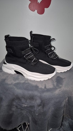 Hohe schwarze sockenschuhe - sockenschuhe, gr