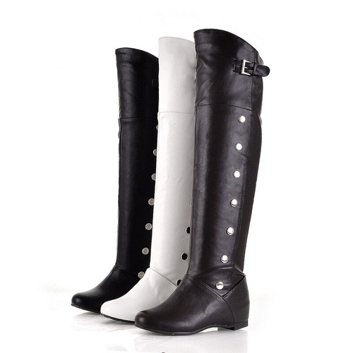 Damen kniehohe stiefel retro - damen,