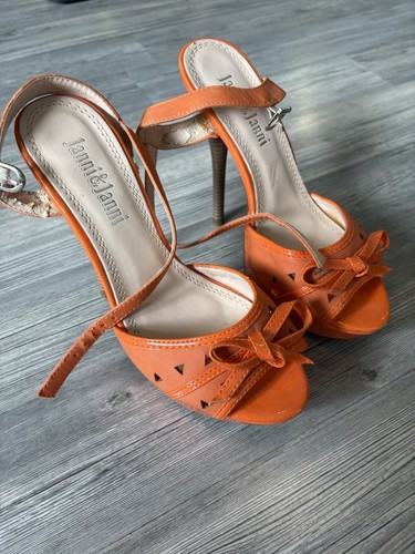 Damen hohe schuhe - damen, orange