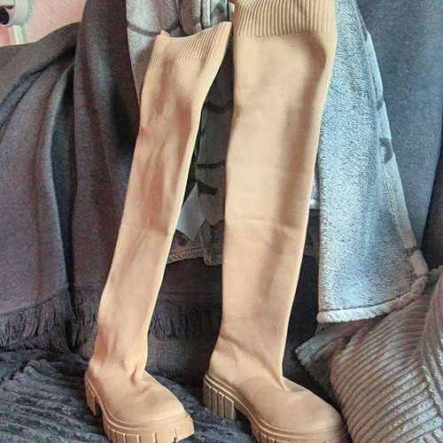 Schuh damen kniehohe - schuh,