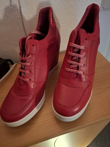 Sportlicher schnürschuh rot - sportlicher,
