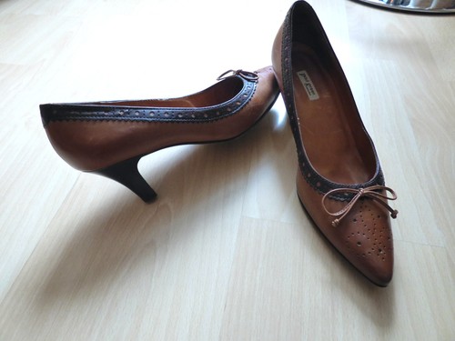 Paul green leder pumps - green,