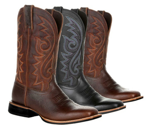 Hohe stiefel bestickt - hohe,