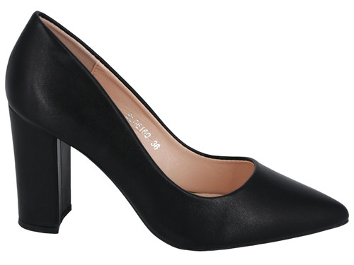 Schwarzen damen pumps aus - damen-pumps,